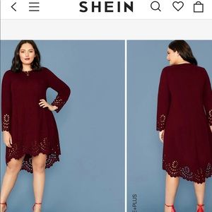 High low red Shein dress  ****2/$14